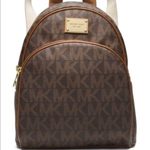 Michael Kors jet set travel logo small backpack